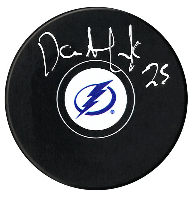 Dave Andreychuk Autographed Tampa Bay Lightning Puck CoJo Sport Collectables