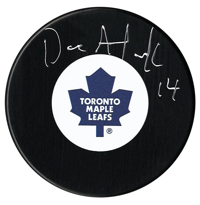 Dave Andreychuk Autographed Toronto Maple Leafs Puck CoJo Sport Collectables