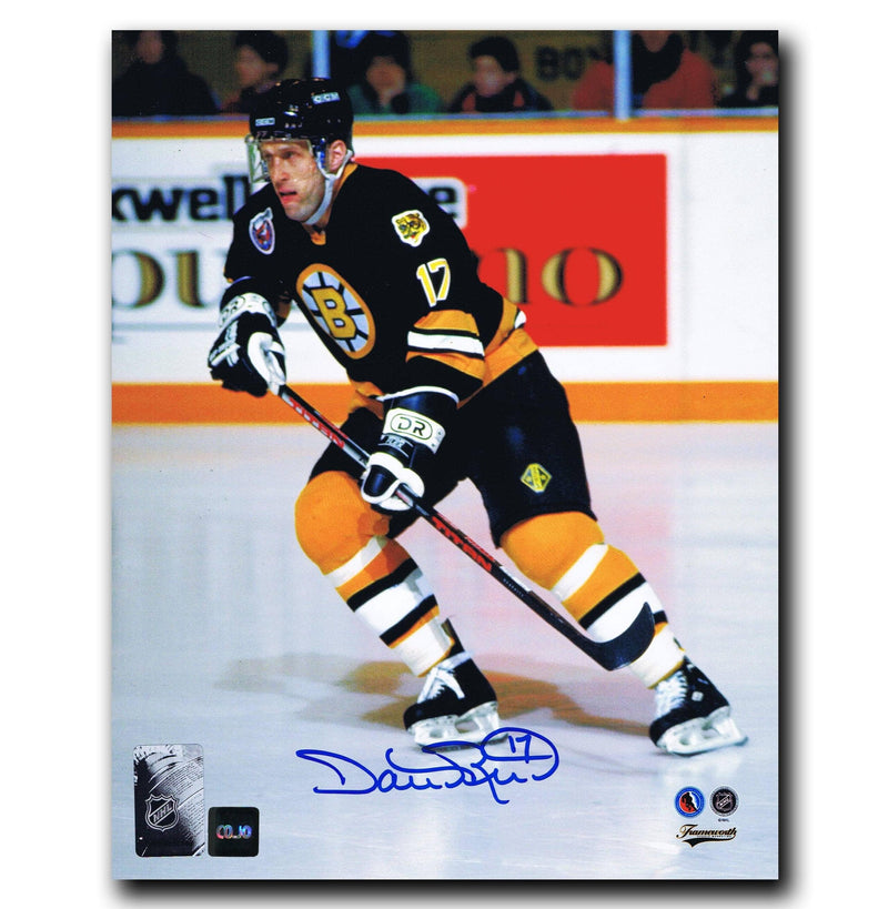 Dave Reid Boston Bruins Autographed 8x10 Photo CoJo Sport Collectables