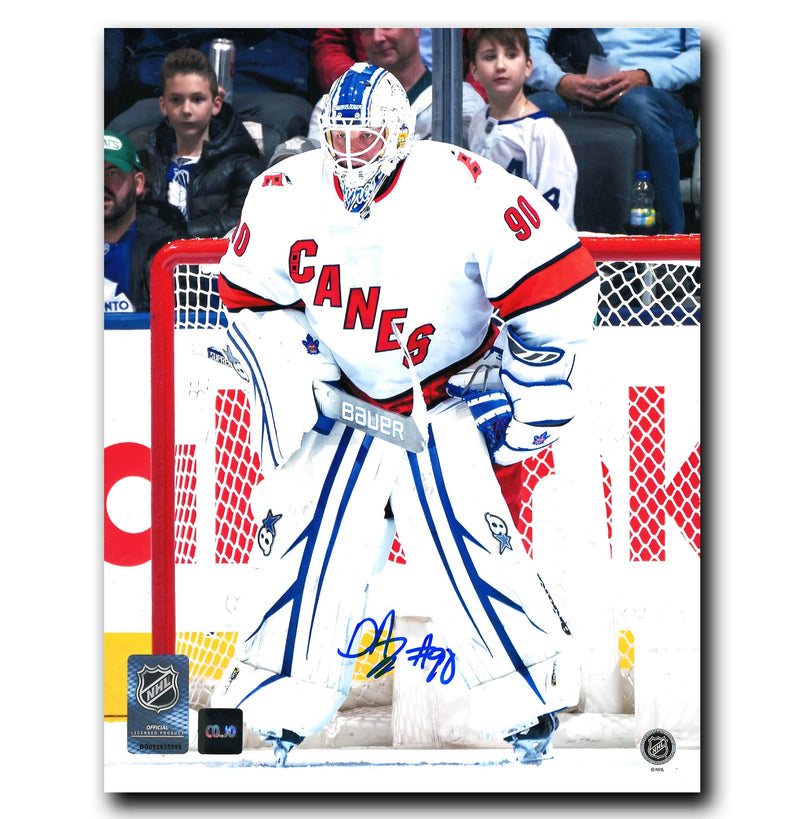 David Ayres Carolina Hurricanes Autographed Crease 8x10 Photo CoJo Sport Collectables Inc.