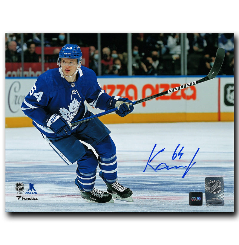 David Kampf Toronto Maple Leafs Autographed Skating 8x10 Photo CoJo Sport Collectables Inc.
