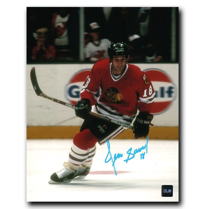 Denis Savard Chicago Blackhawks Autographed Action 8x10 Photo CoJo Sport Collectables Inc.