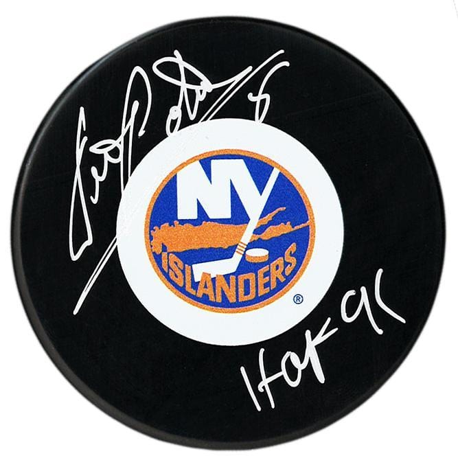 Denis Potvin Autographed New York Islanders HOF Puck CoJo Sport Collectables Inc.