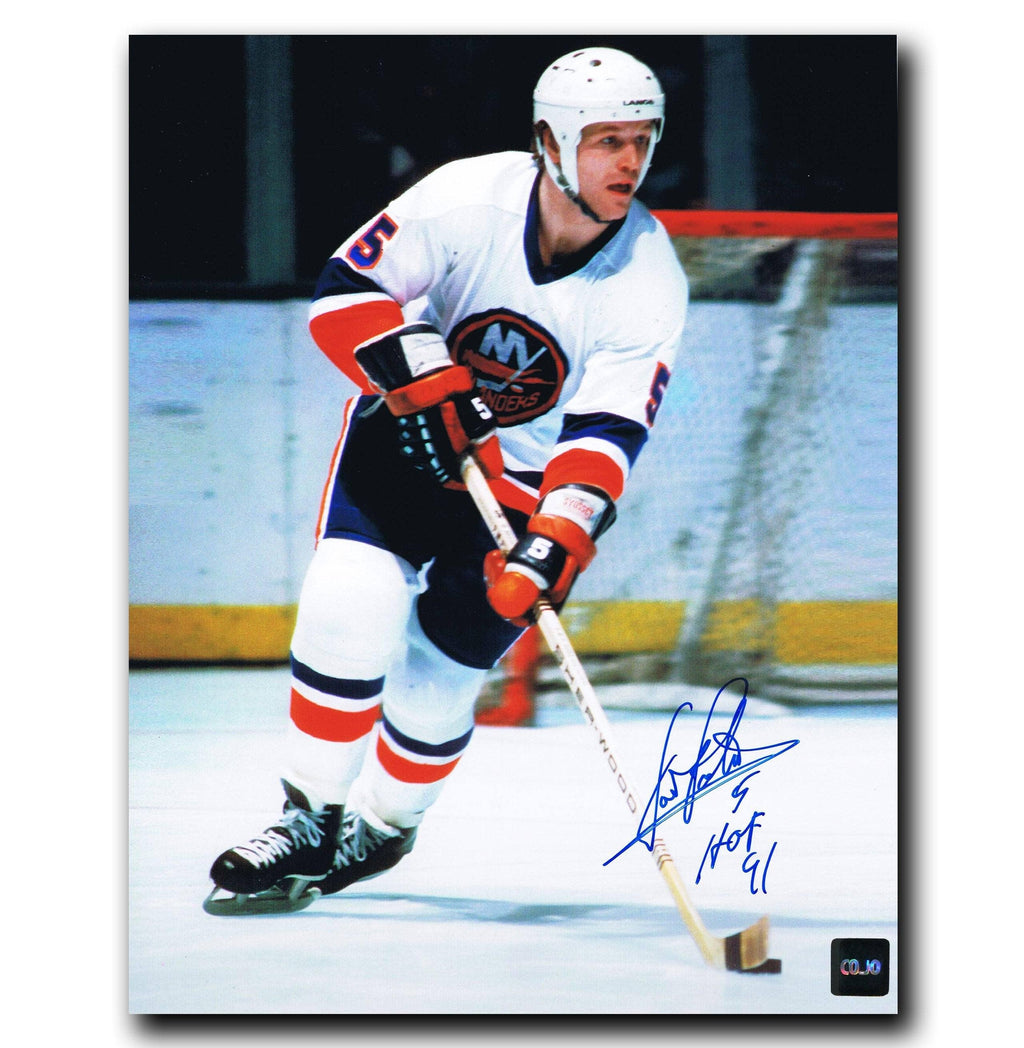 Denis Potvin New York Islanders Autographed Stanley Cup 8x10 