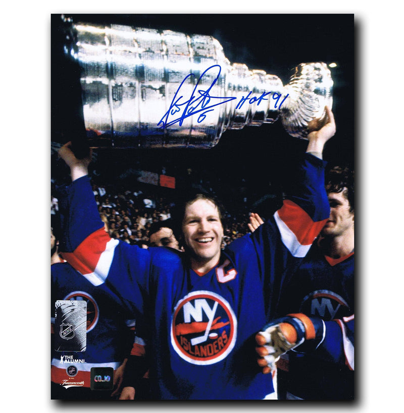 Denis Potvin New York Islanders Autographed Stanley Cup 8x10 Photo CoJo Sport Collectables