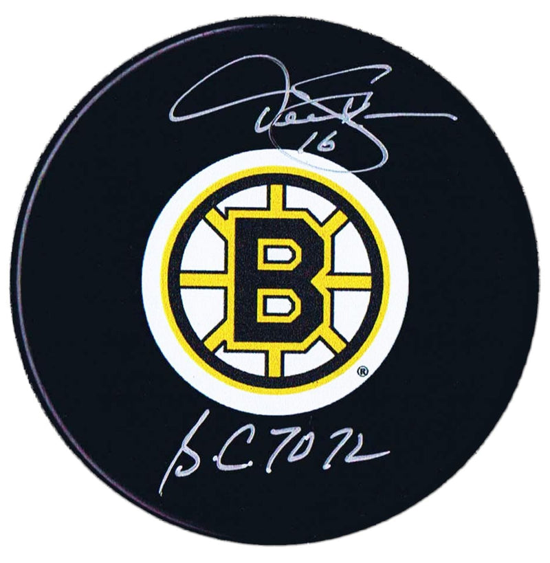 Derek Sanderson Boston Bruins Autographed Stanley Cup Puck CoJo Sport Collectables