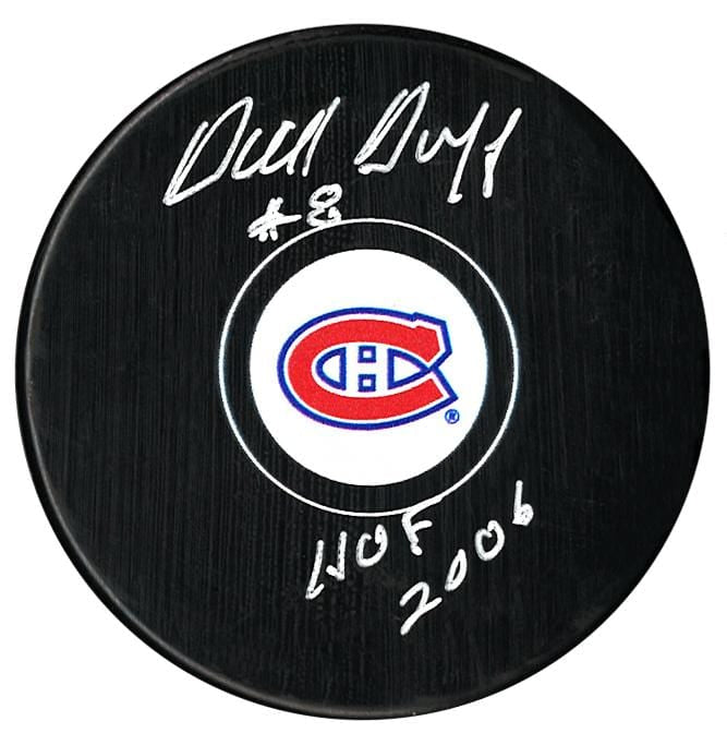 Dick Duff Autographed Montreal Canadiens HOF Puck CoJo Sport Collectables