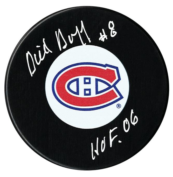 Dick Duff Autographed Montreal Canadiens HOF Puck CoJo Sport Collectables Inc.