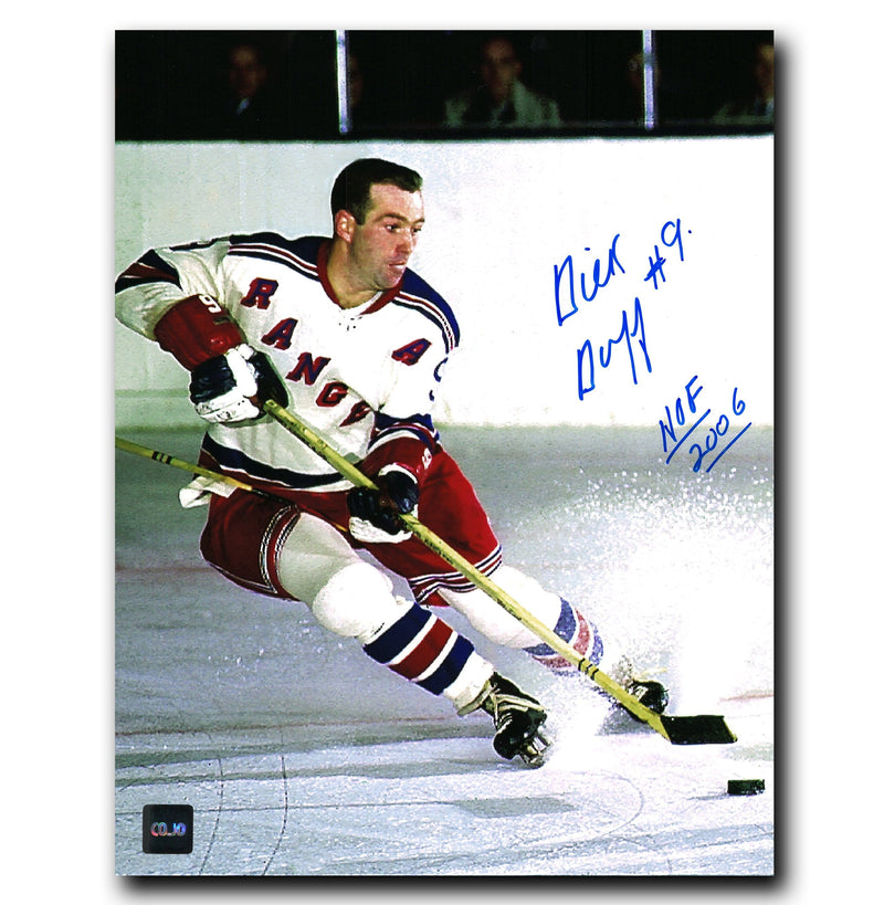 Dick Duff New York Rangers Autographed 8x10 Photo CoJo Sport Collectables