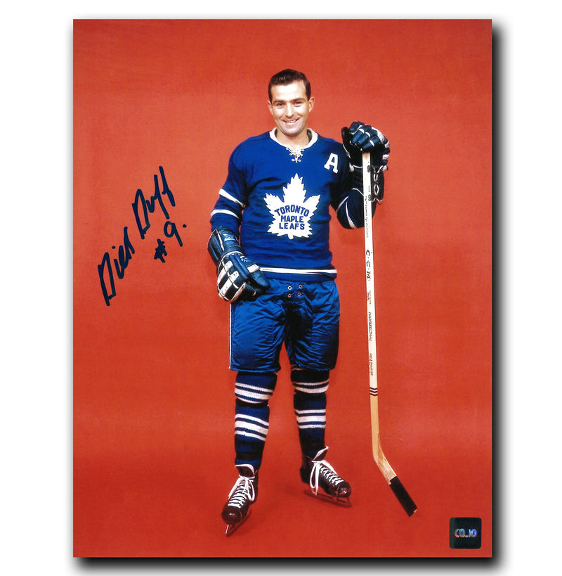 Dick Duff Toronto Maple Leafs Autographed Pose 8x10 Photo CoJo Sport Collectables Inc.
