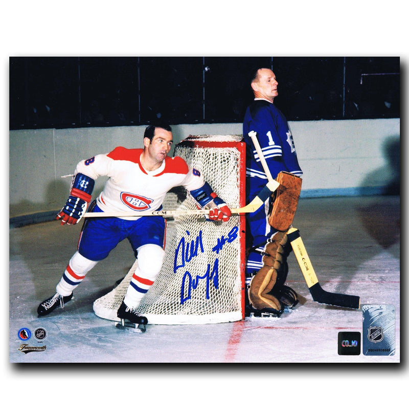 Dick Duff Montreal Canadiens Autographed 8x10 Photo.
