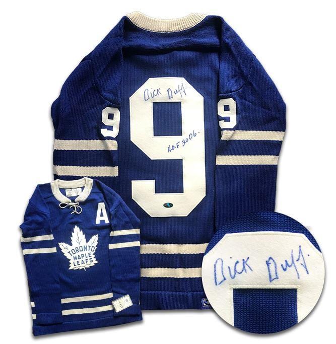 Dick Duff Toronto Maple Leafs Autographed Wool Jersey CoJo Sport Collectables