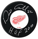 Dino Ciccarelli Autographed Detroit Red Wings HOF Inscribed Puck CoJo Sport Collectables Inc.