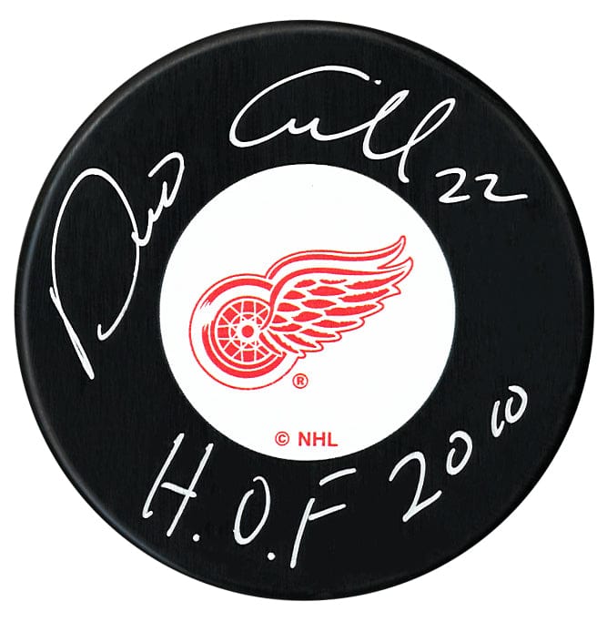 Dino Ciccarelli Autographed Detroit Red Wings HOF Inscribed Puck CoJo Sport Collectables Inc.