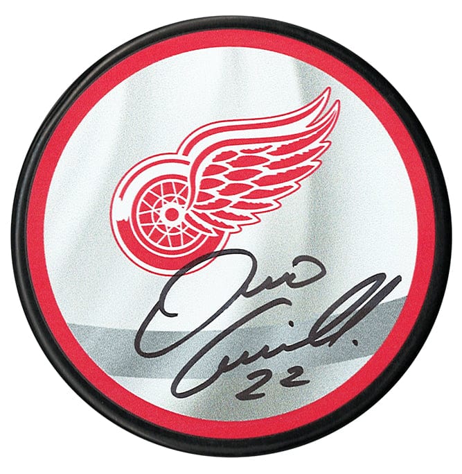 Dino Ciccarelli Autographed Detroit Red Wings Reverse Retro Puck CoJo Sport Collectables Inc.