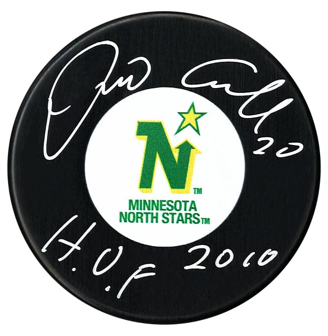 Dino Ciccarelli Autographed Minnesota North Stars HOF Inscribed Puck CoJo Sport Collectables Inc.