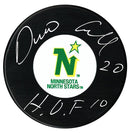 Dino Ciccarelli Autographed Minnesota North Stars HOF Puck CoJo Sport Collectables Inc.