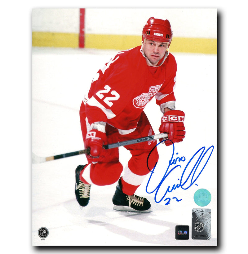 Dino Ciccarelli Detroit Red Wings Autographed Action 8x10 Photo CoJo Sport Collectables Inc.