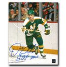 Dino Ciccarelli Minnesota North Stars Autographed Skating 8x10 Photo CoJo Sport Collectables