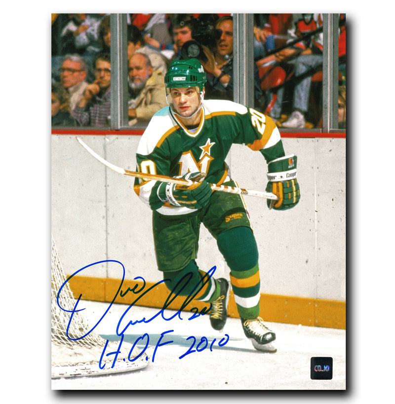 Dino Ciccarelli Minnesota North Stars Autographed Skating 8x10 Photo CoJo Sport Collectables