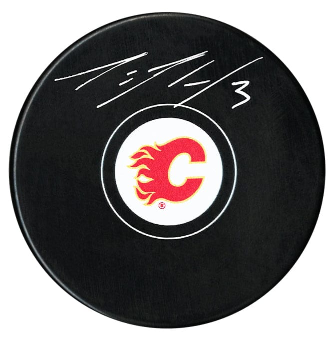 Dion Phaneuf Autographed Calgary Flames Puck CoJo Sport Collectables Inc.