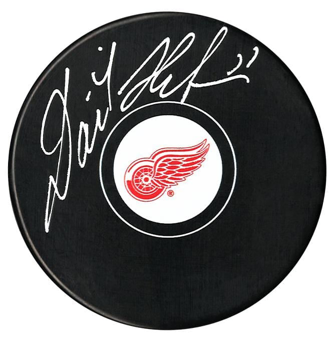 Dominik Hasek Autographed Detroit Red Wings Puck CoJo Sport Collectables Inc.