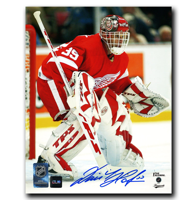 Dominik Hasek Detroit Red Wings Autographed Vertical 8x10 Photo CoJo Sport Collectables