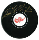 Dominik Hasek Autographed Detroit Red Wings Puck CoJo Sport Collectables