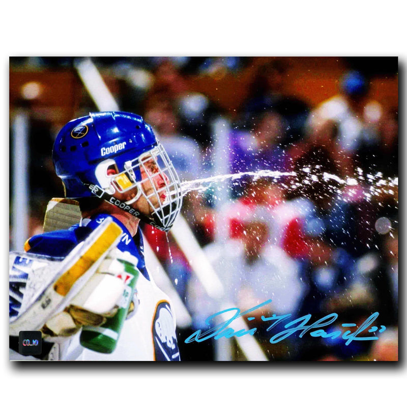 Dominik Hasek Buffalo Sabres Autographed Close Up 8x10 Photo CoJo Sport Collectables Inc.