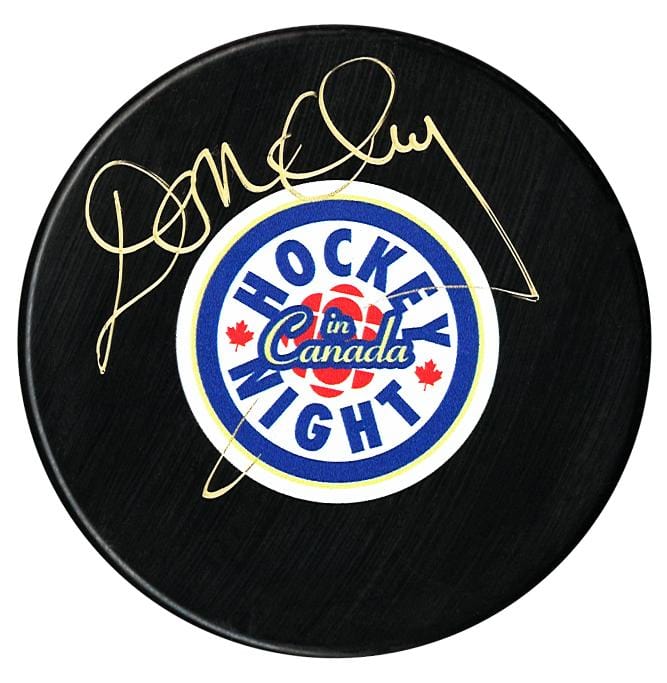 Don Cherry Autographed Hockey Night in Canada Puck CoJo Sport Collectables Inc.