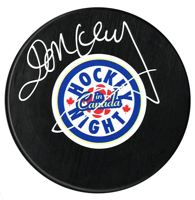 Don Cherry Autographed Hockey Night in Canada Puck CoJo Sport Collectables Inc.