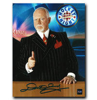 Don Cherry Hockey Night in Canada Autographed 8x10 Photo CoJo Sport Collectables