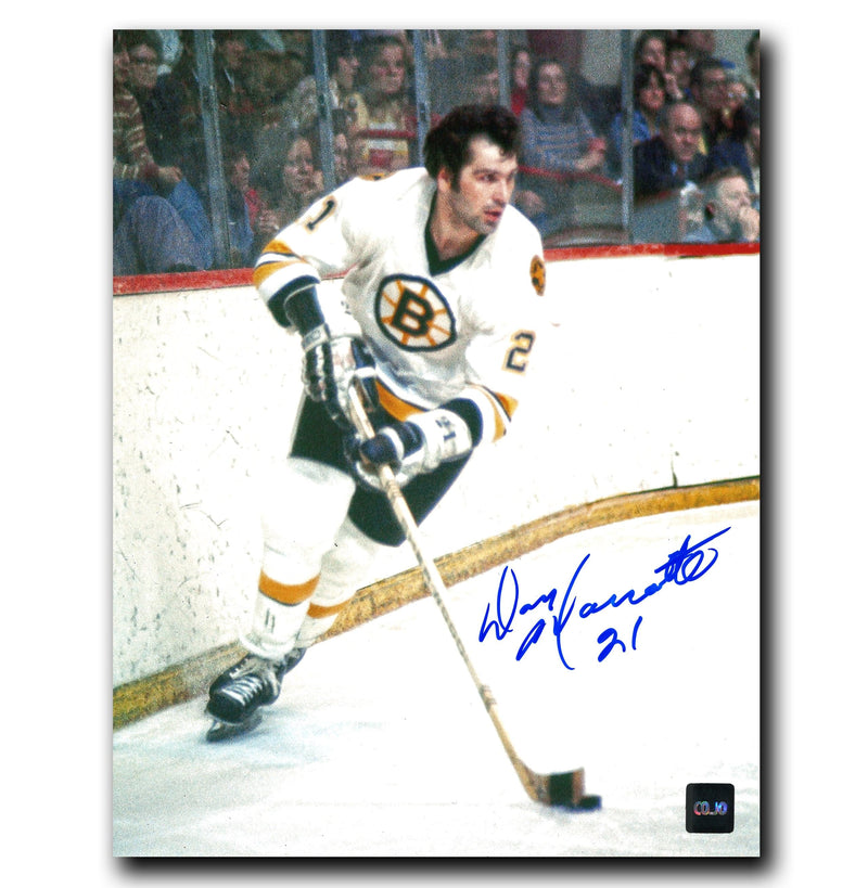 Don Marcotte Boston Bruins Autographed Action 8x10 Photo CoJo Sport Collectables Inc.