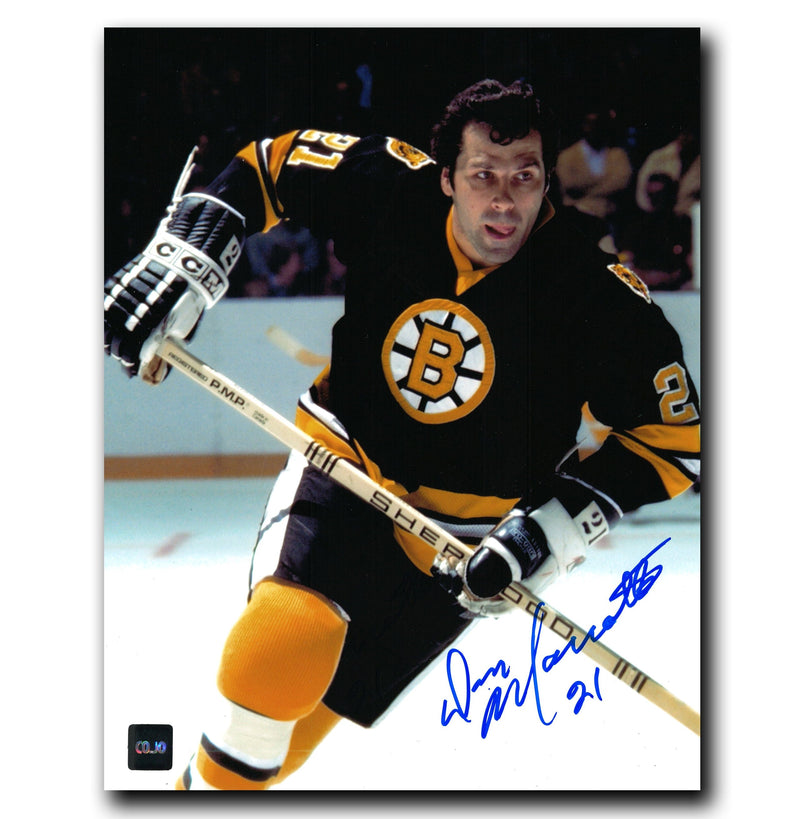 Don Marcotte Boston Bruins Autographed Up-Close 8x10 Photo CoJo Sport Collectables Inc.