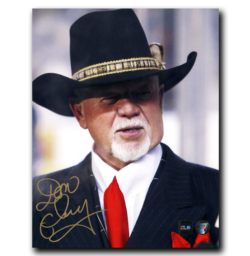 Don Cherry Hockey Night in Canada Autographed 8x10 Photo CoJo Sport Collectables Inc.