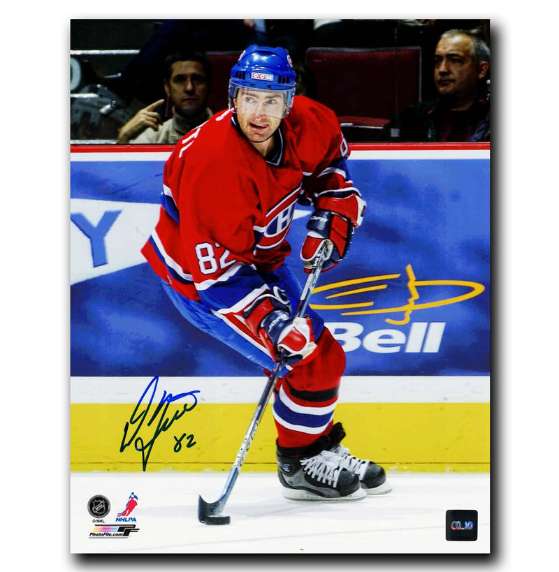 Donald Audette Montreal Canadiens Autographed 8x10 Photo CoJo Sport Collectables