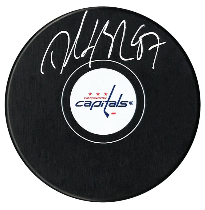 Donald Brashear Autographed Washington Capitals Puck CoJo Sport Collectables Inc.