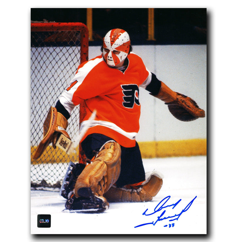 Doug Favell Philadelphia Flyers Autographed Save 8x10 Photo CoJo Sport Collectables Inc.