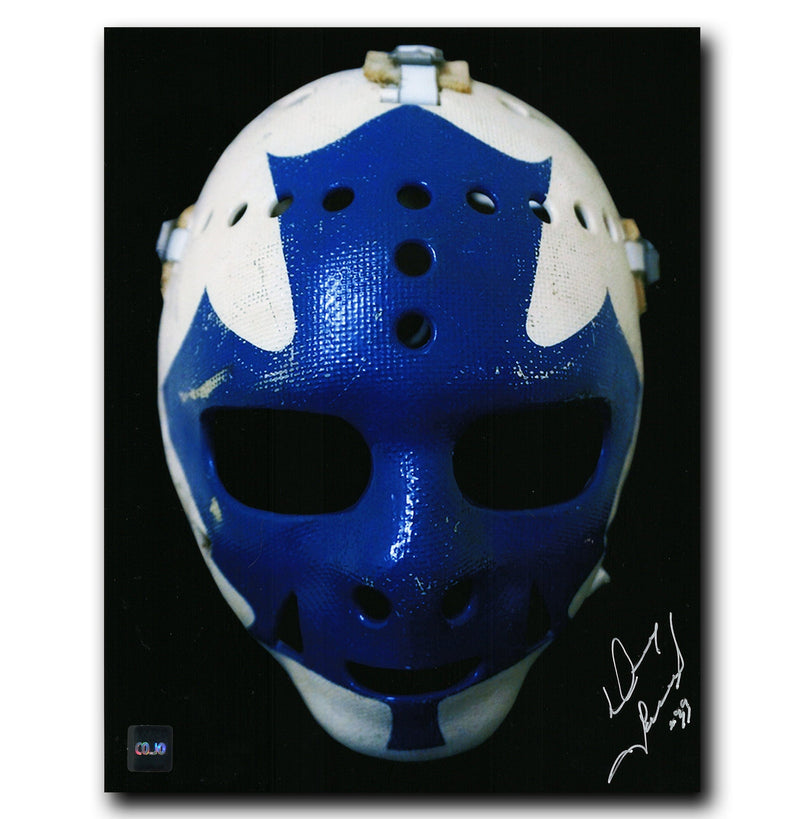 Doug Favell Toronto Maple Leafs Autographed Mask 8x10 Photo CoJo Sport Collectables