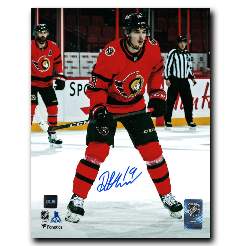 Drake Batherson Ottawa Senators Autographed Reverse Retro 8x10 Photo CoJo Sport Collectables