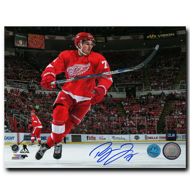 Dylan Larkin Detroit Red Wings Autographed Skating 8x10 Photo CoJo Sport Collectables Inc.
