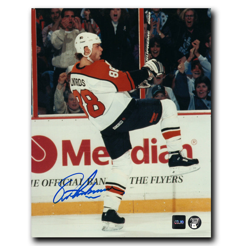 Eric Lindros Philadelphia Flyers Autographed Goal Celebration 8x10 Photo CoJo Sport Collectables Inc.