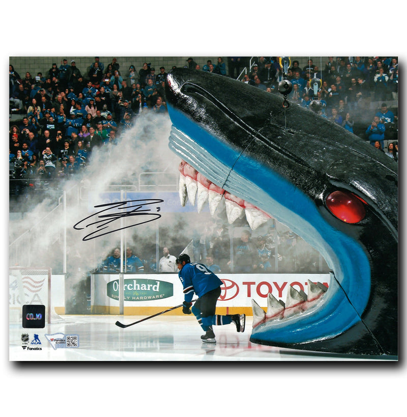 Evander Kane San Jose Sharks Autographed Entrance 8x10 Photo CoJo Sport Collectables Inc.
