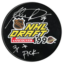 Felix Potvin Autographed 1990 31st Pick Draft Puck CoJo Sport Collectables Inc.