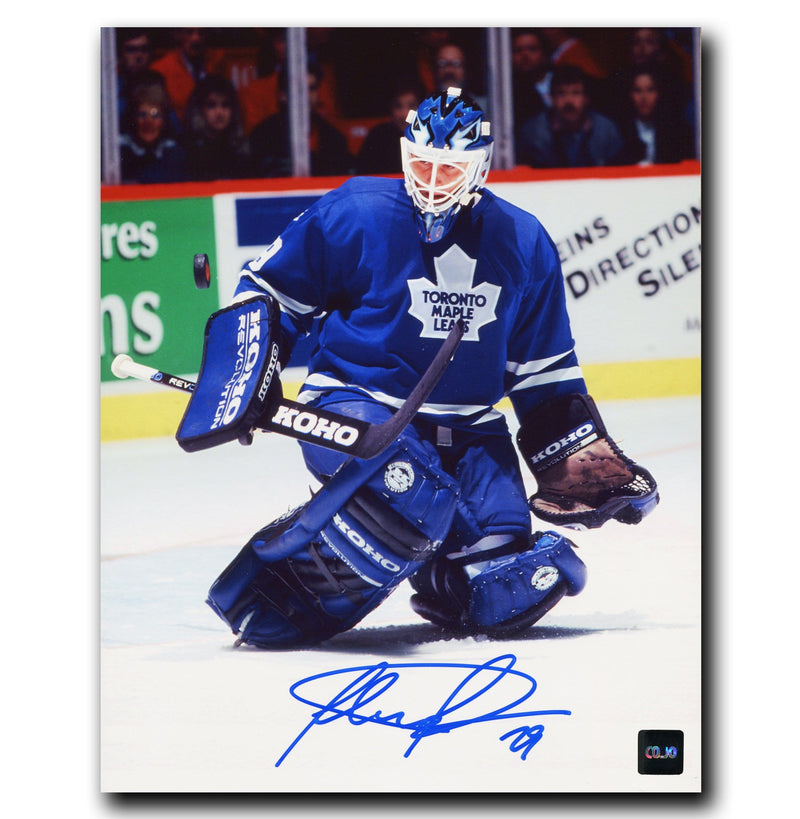 Felix Potvin Toronto Maple Leafs Autographed Action 8x10 Photo CoJo Sport Collectables
