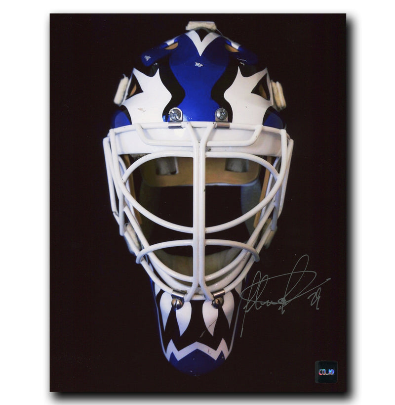 Felix Potvin Toronto Maple Leafs Autographed Mask 8x10 Photo CoJo Sport Collectables