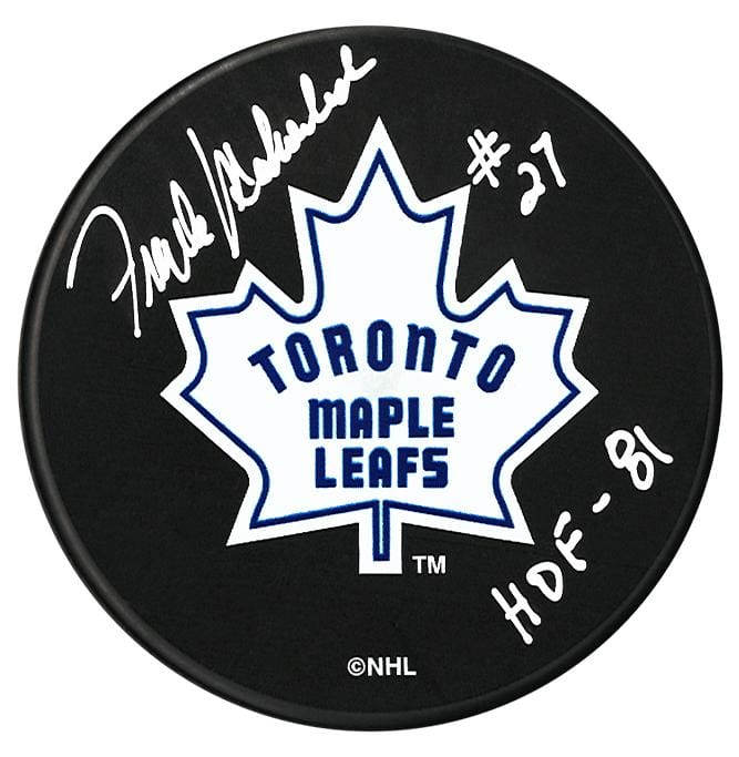 Frank Mahovlich Autographed Toronto Maple Leafs HOF Puck CoJo Sport Collectables Inc.