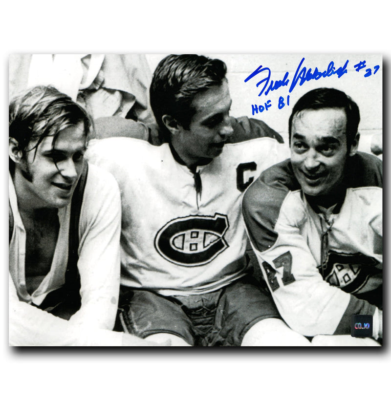 Frank Mahovlich Montreal Canadiens Autographed Locker 8x10 Photo CoJo Sport Collectables