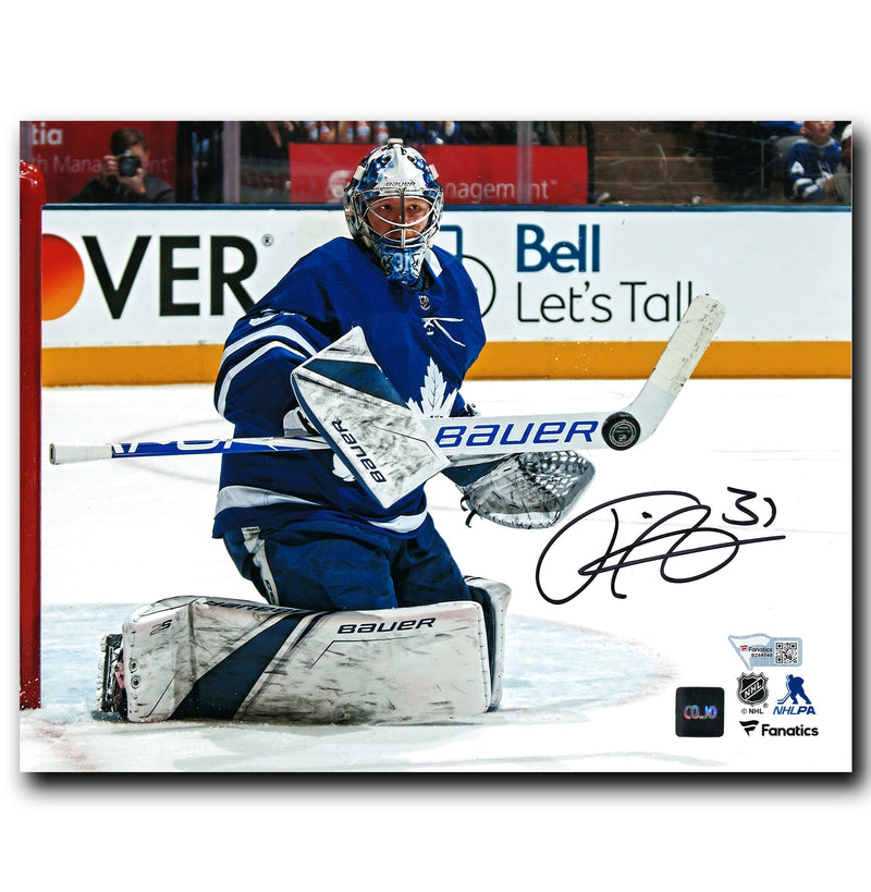 Frederik Andersen Toronto Maple Leafs Autographed Save 8x10 Photo CoJo Sport Collectables Inc.