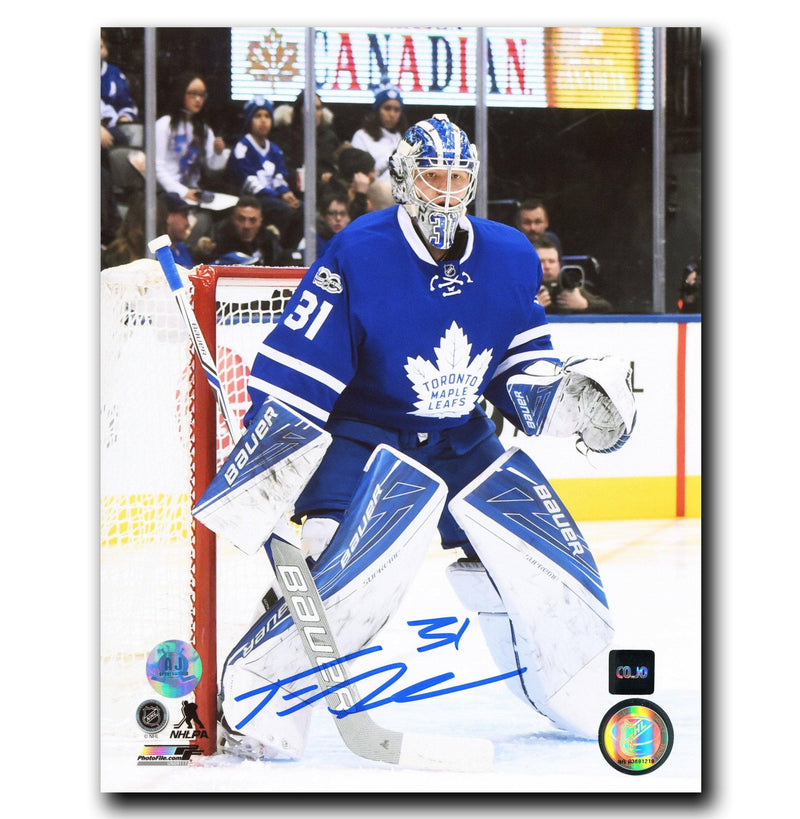 Frederik Andersen Toronto Maple Leafs Autographed 8x10 Photo CoJo Sport Collectables